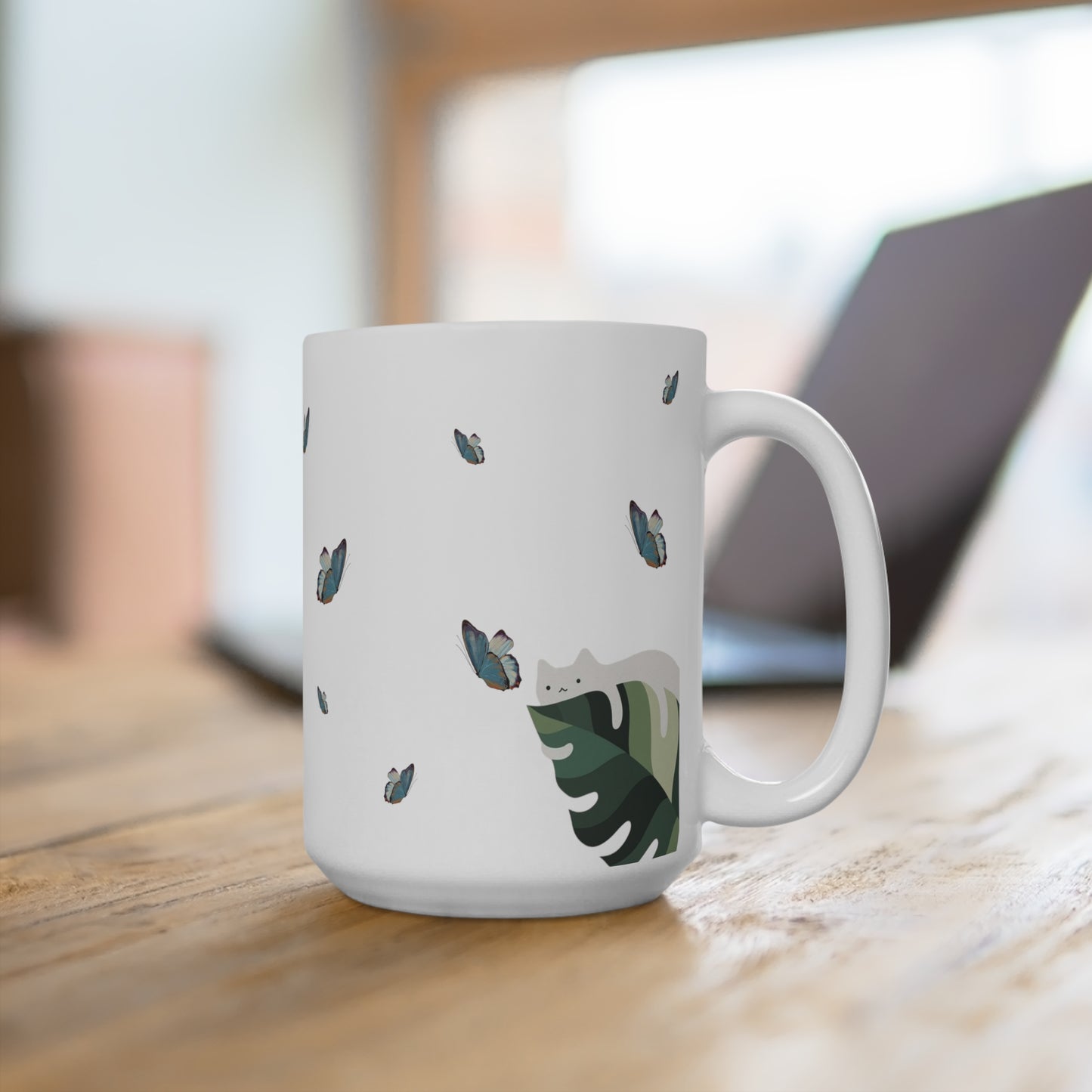 Butterfly N Cats  Mug 15oz