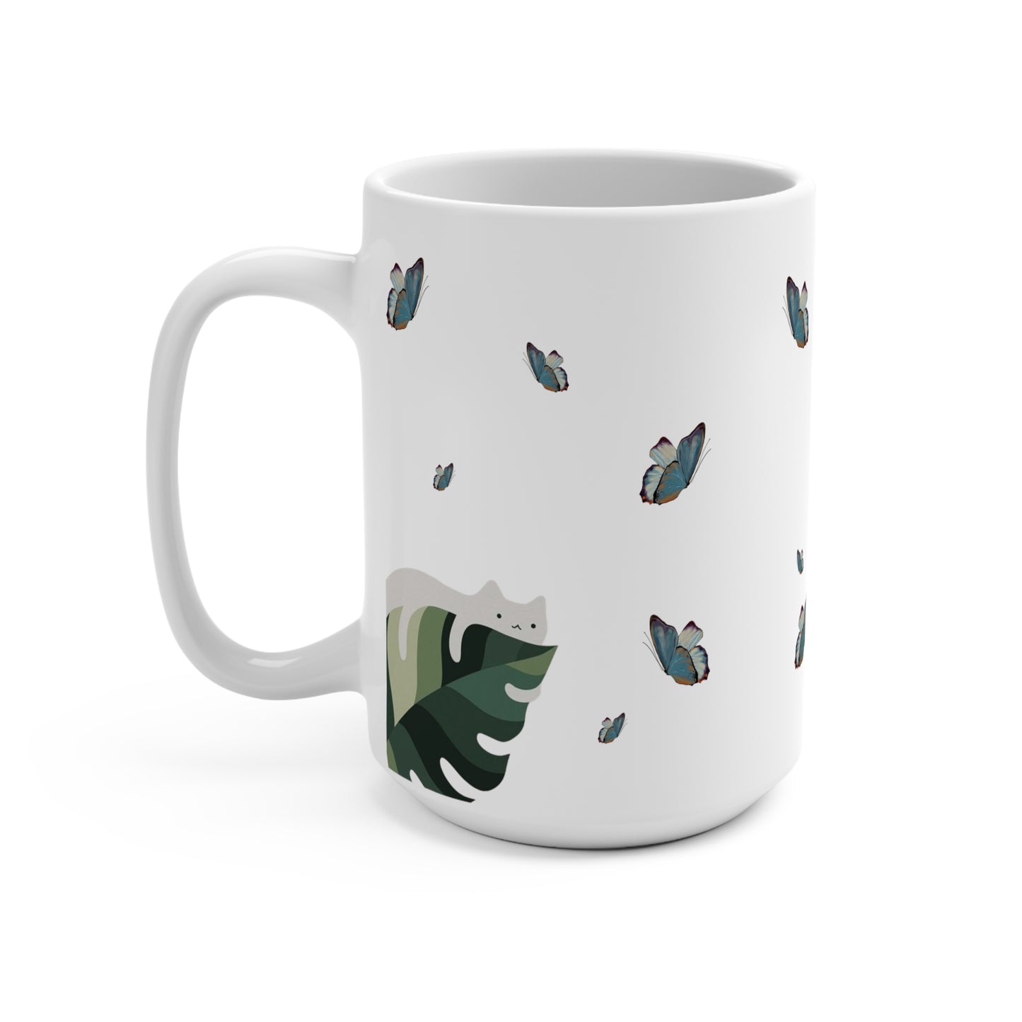 Butterfly N Cats  Mug 15oz