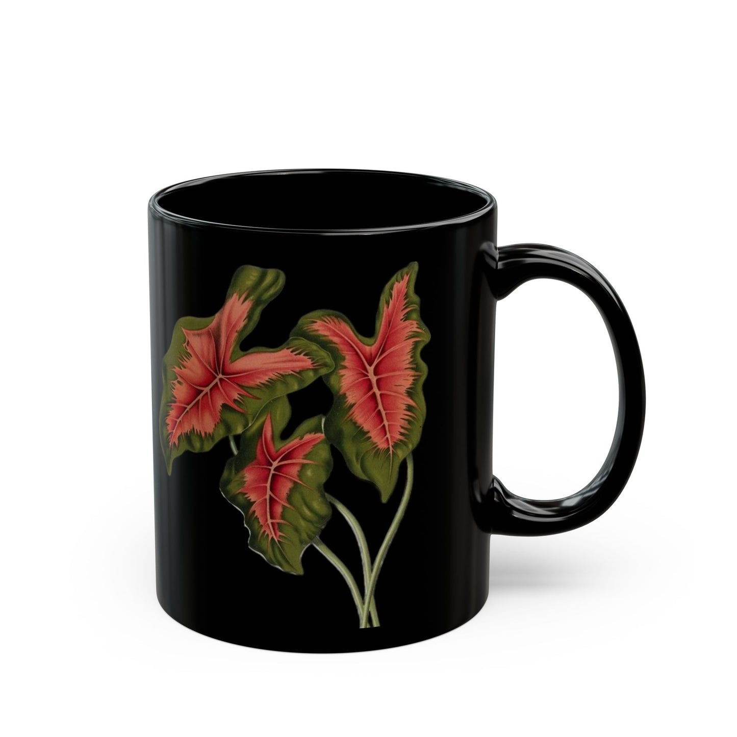 Black Flower Mug (11oz, 15oz)