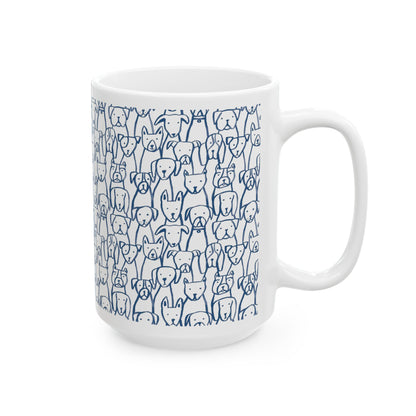 Dog Desing Mug, (11oz, 15oz)