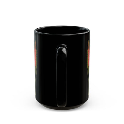 Black Flower Mug (11oz, 15oz)