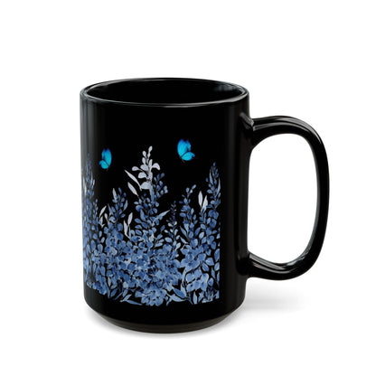 Black  Flowers Mug (11oz, 15oz)