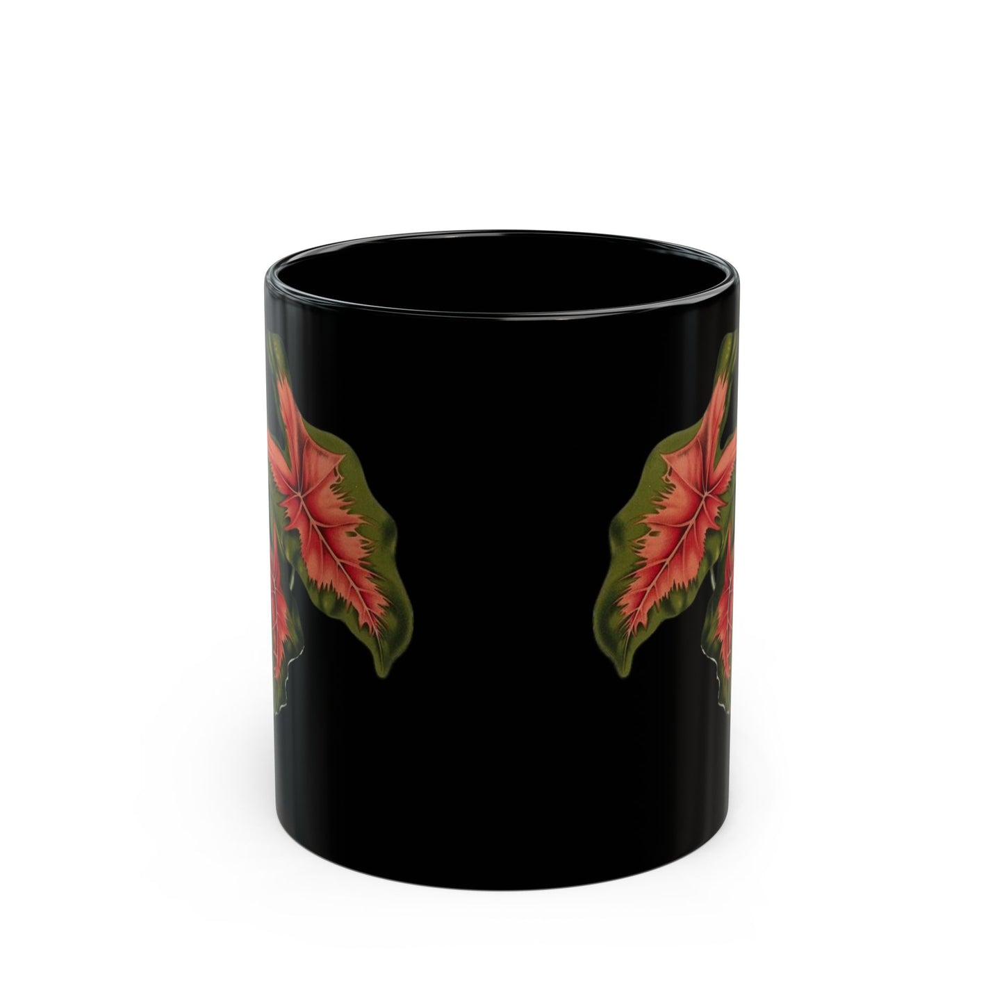 Black Flower Mug (11oz, 15oz)