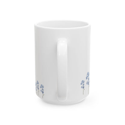 Flower Mug, (11oz, 15oz)