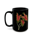 Black Flower Mug (11oz, 15oz)
