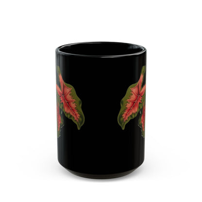 Black Flower Mug (11oz, 15oz)