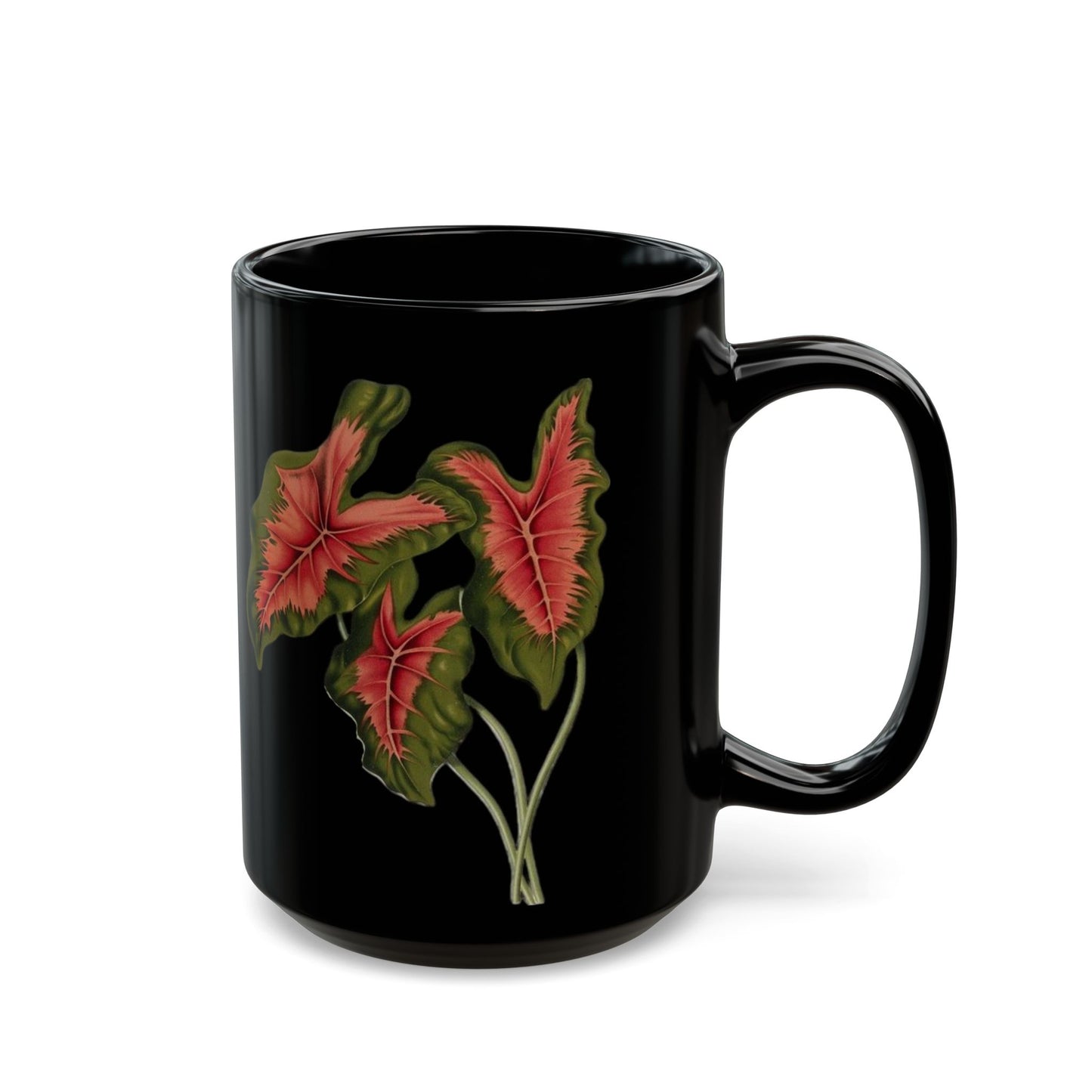 Black Flower Mug (11oz, 15oz)