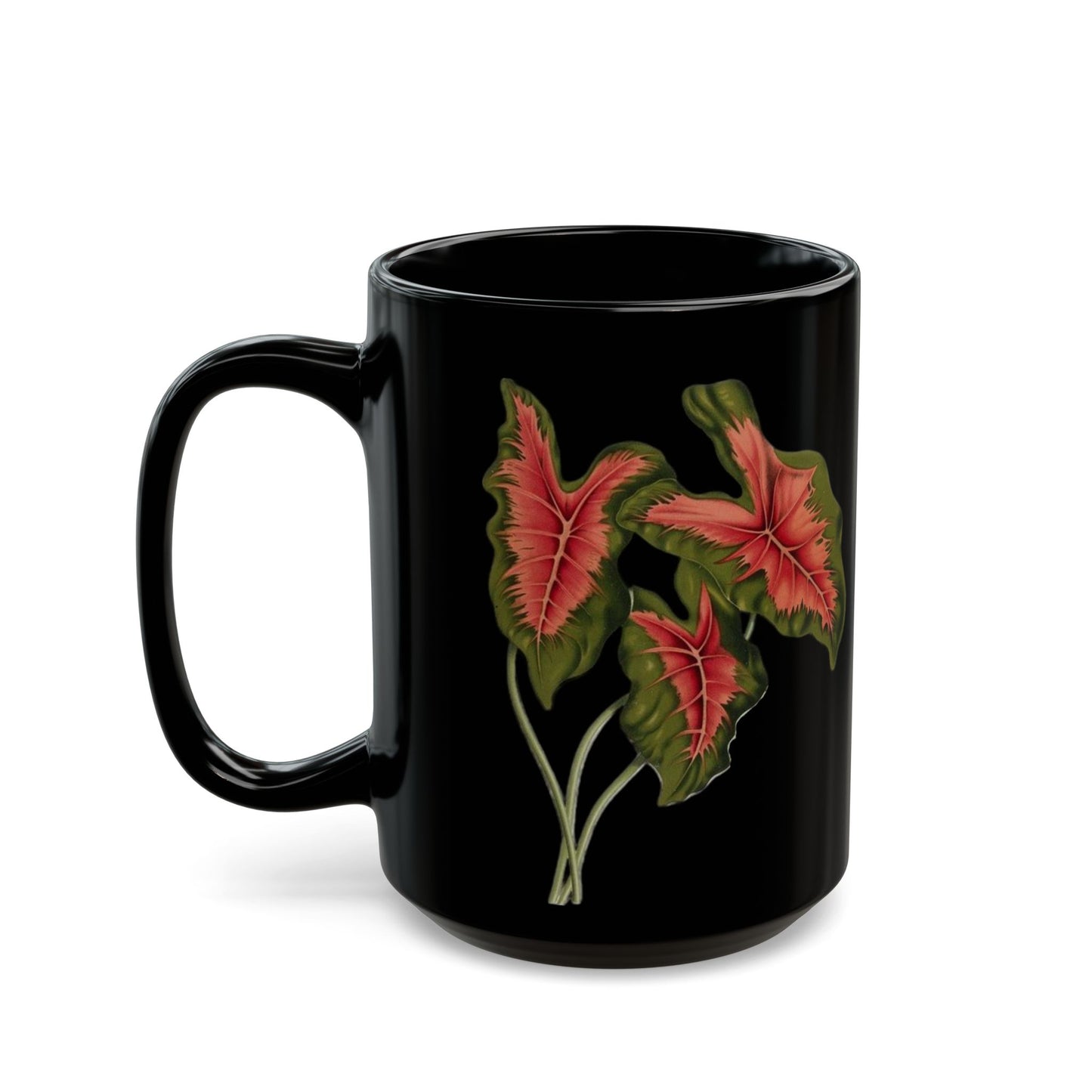 Black Flower Mug (11oz, 15oz)