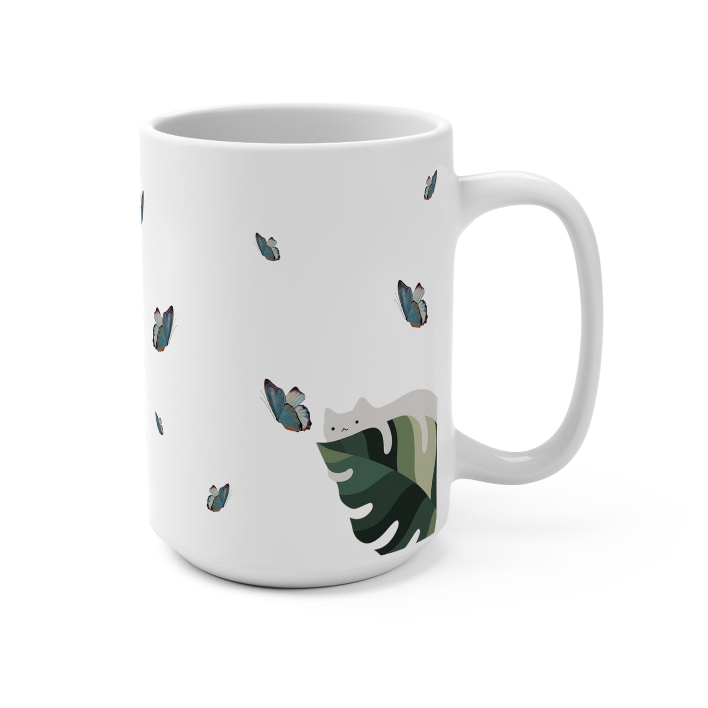 Butterfly N Cats  Mug 15oz