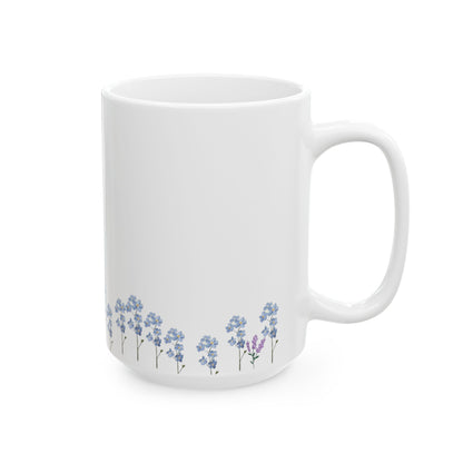 Flower Mug, (11oz, 15oz)